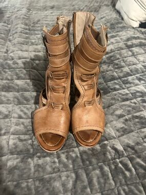 Freebird by Steven Tan Strappy Open-Toe High Heel Sandals